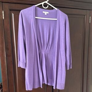 New York & Company Lavender Cardigan